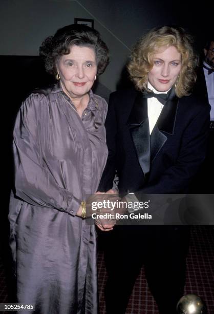 Patricia Neal and Geraldine James during Opening of "Merchant of Venice" at 46th Street Theater in New York City, New York, United States.