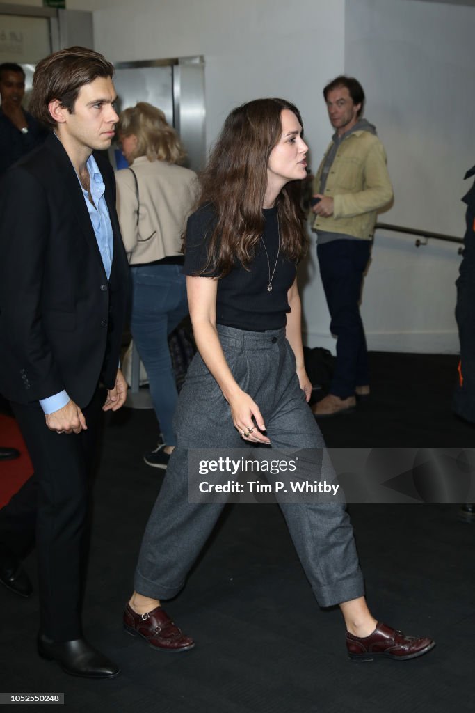 James Righton and Keira Knightley attend the World Premiere of... News ...