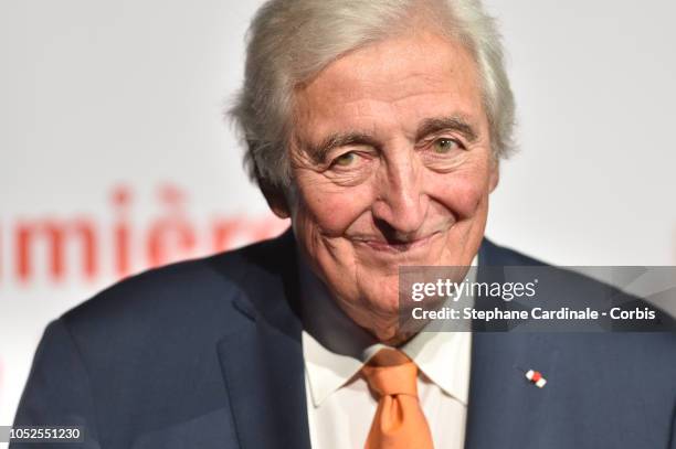 Jean-Loup Dabadie attends the Prix Lumiere 2018 ceremony At the 10th Film Festival Lumiere on October 19, 2018 in Lyon, France.