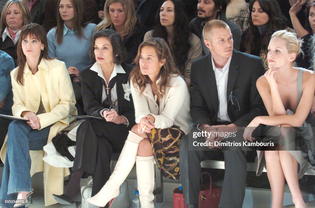 Olympus Fashion Week Fall 2004 - Calvin Klein - Front Row