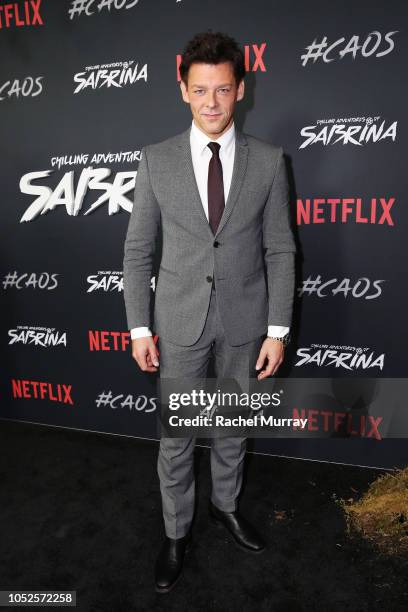 Richard Coyle attends Netflix Original Series "Chilling Adventures of Sabrina" red carpet and premiere event on October 19, 2018 in Los Angeles,...