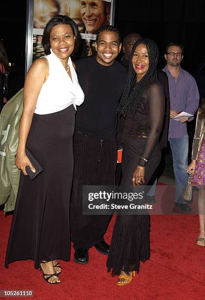 Omar Gooding, mother Shirley and sister April during "Radio" Premiere - Arrivals at Academy Theatre in Beverly Hills, California, United States.