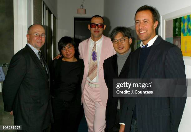 David Granger, Editor in Chief of Esquire Magazine, Karim Rashid , David Chu , Michael Kamerowski and guest