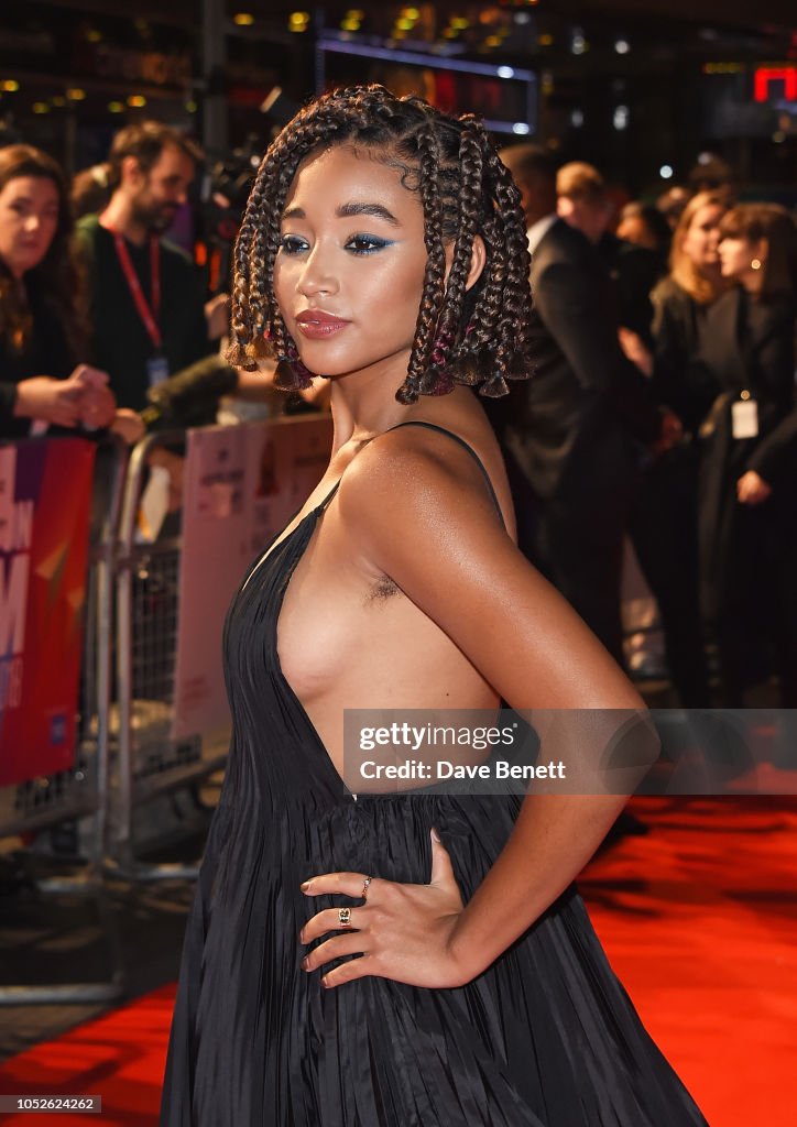 "The Hate U Give" European Premiere - VIP Arrivals - 62nd BFI London Film Festival
