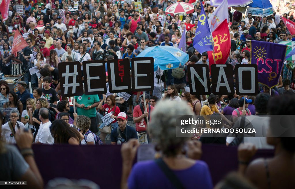 BRAZIL-ELECTION-RUNOFF-BOLSONARO-PROTEST
