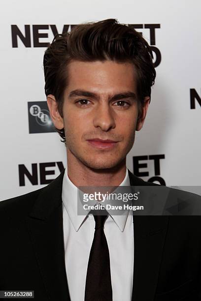 Andrew Garfield attends the premiere afterparty of Never Let Me Go held at The Saatchi Gallery on October 13, 2010 in London, England.