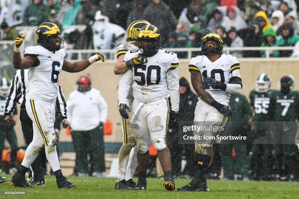 COLLEGE FOOTBALL: OCT 20 Michigan at Michigan State