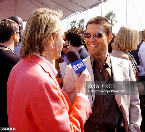 Carson Kressley and Tom Cruise during The 19th Annual IFP Independent Spirit Awards - Bravo Red Carpet Pre-Show at Santa Monica Pier in Santa Monica,...