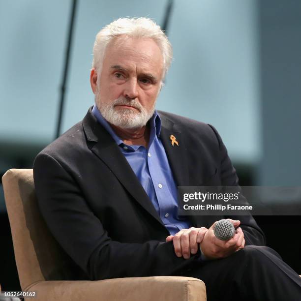 Bradley Whitford speaks onstage during Politicon 2018 at Los Angeles Convention Center on October 20, 2018 in Los Angeles, California.