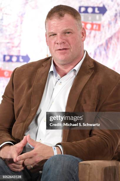 Glenn Jacobs speaks onstage at Politicon 2018 at Los Angeles Convention Center on October 20, 2018 in Los Angeles, California.