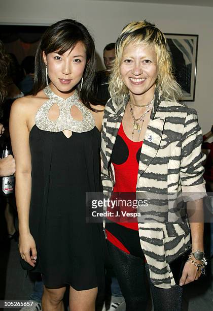 Jeannie Lee and Magda Berliner during Satine Store Opening at Satine in Los Angeles, Califonia, United States.