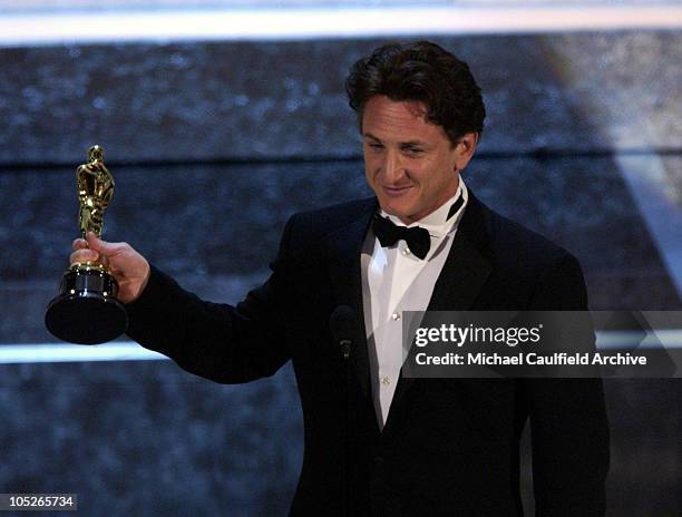 Sean Penn acceptance speech for Best Actor Award during The 76th Annual Academy Awards - Show at The Kodak Theater in Hollywood, California, United...