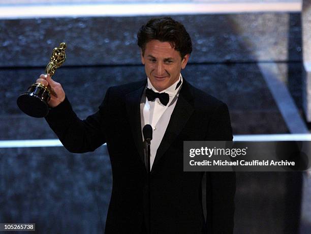 Sean Penn acceptance speech for Best Actor Award during The 76th Annual Academy Awards - Show at The Kodak Theater in Hollywood, California, United...