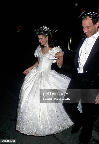 Jonathan Tisch and Laura Steinberg during Wedding Reception For Jonathan Tisch & Laura Steinberg at Metropolitan Museum of Art in New York City, New...