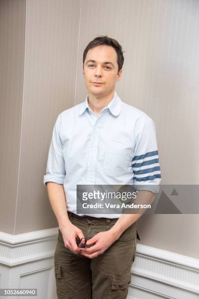 Jim Parsons at "The Big Bang Theory" Press Conference at the London Hotel on October 19, 2018 in West Hollywood, California.