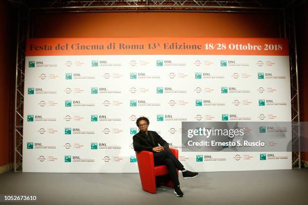 Jeferson De attends the "Correndo Atras" photocall during the 13th Rome Film Fest at Auditorium Parco Della Musica on October 21, 2018 in Rome, Italy.