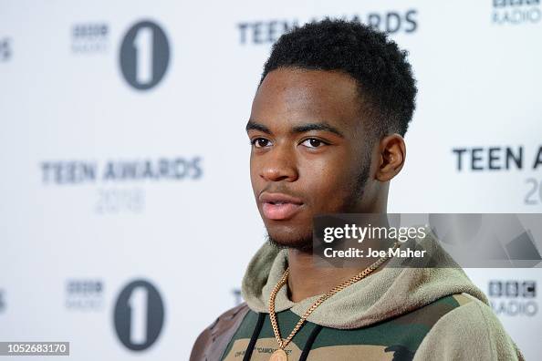 Not3es Rapper Not3s arrives at the BBC Radio 1 Teen Awards at SSE Arena on October ...