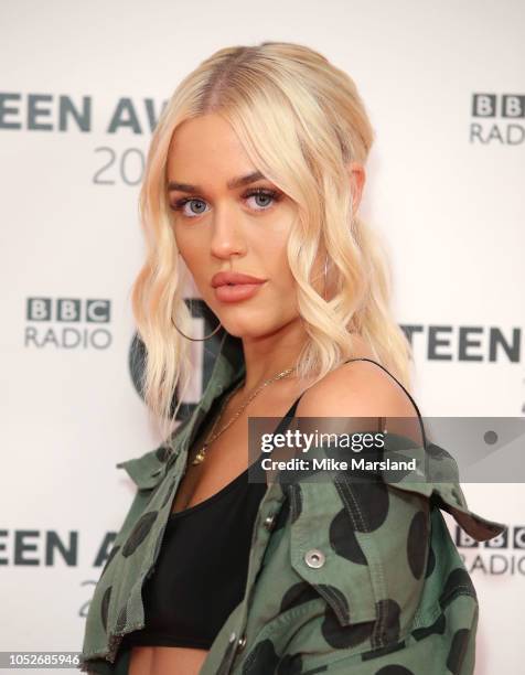 Lottie Tomlinson attends the BBC Radio 1 Teen Awards on October 21, 2018 in London, United Kingdom.