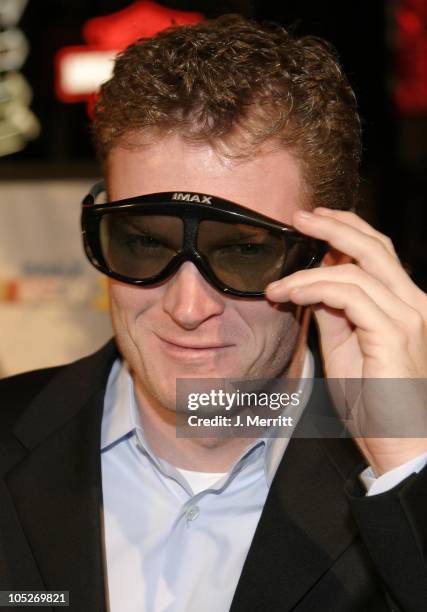 Dale Earnhardt Jr. During NASCAR 3D - The IMAX Experience at Universal IMAX Theater in Universal City, California, United States.