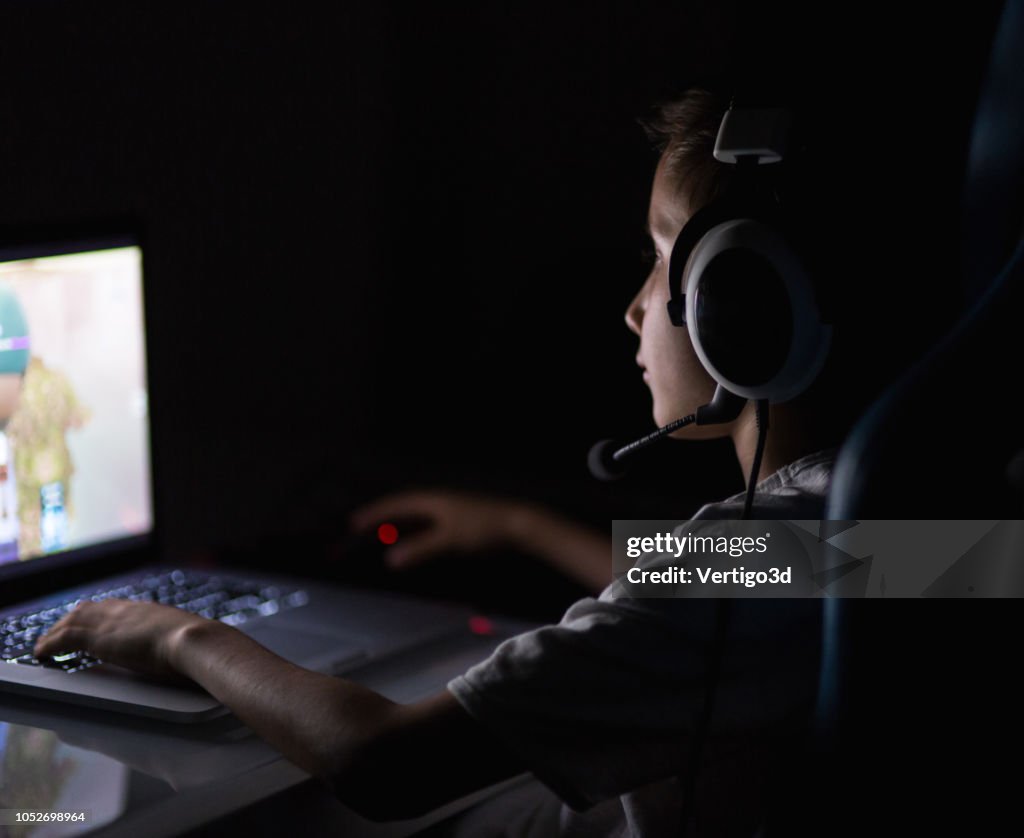 Gamer Boy Normal Gamer Boy High-Res Stock Photo - Getty Images