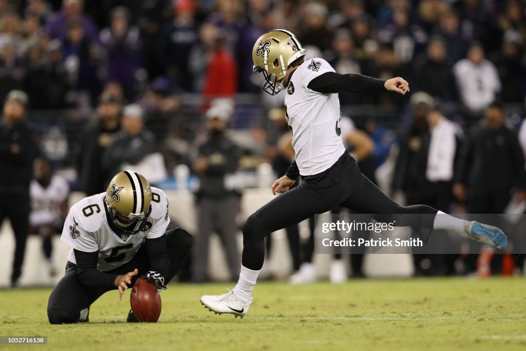 New Orleans Saints v Baltimore Ravens