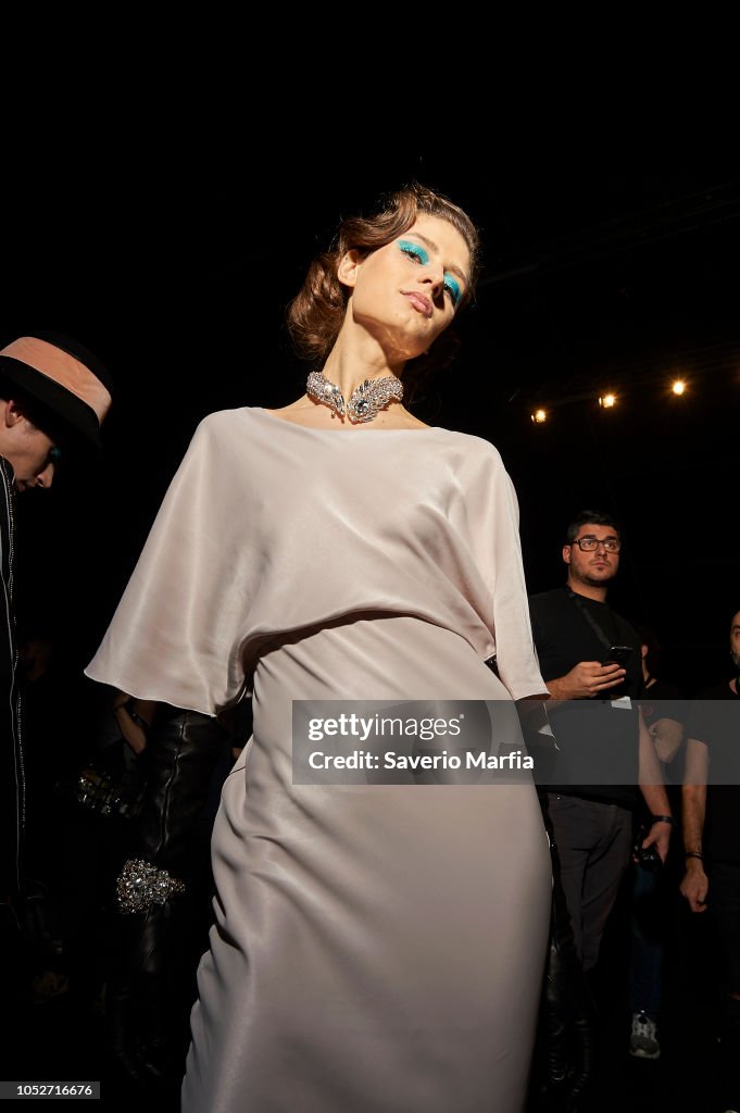 Elisabetta Franchi - Backstage - Milan Fashion Week Autumn/Winter MFW FW 2017 MILAN, ITALY - February 25th 2017