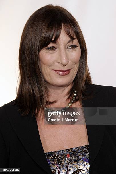 Anjelica Huston during Giorgio Armani Receives The First Rodeo Drive Walk Of Style Award - Arrivals at Rodeo Drive Walk Of Style in Beverly Hills,...