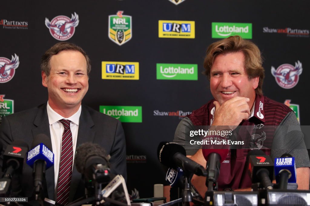 Manly Sea Eagles Press Conference