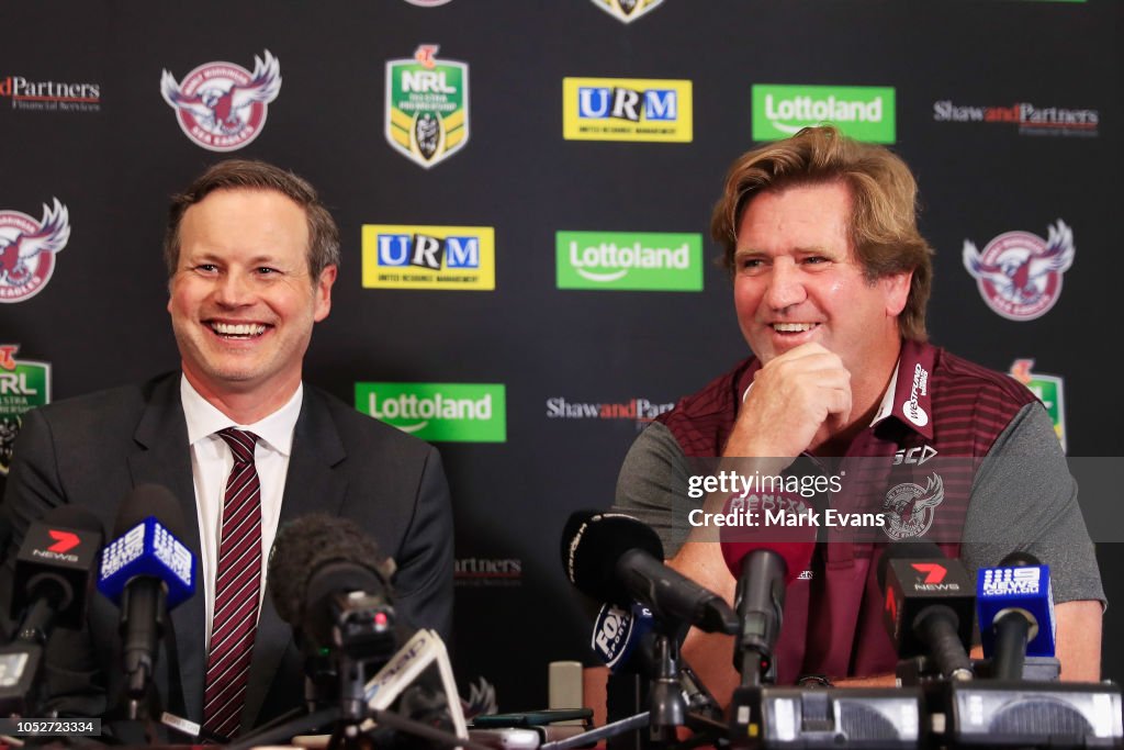 Manly Sea Eagles Press Conference