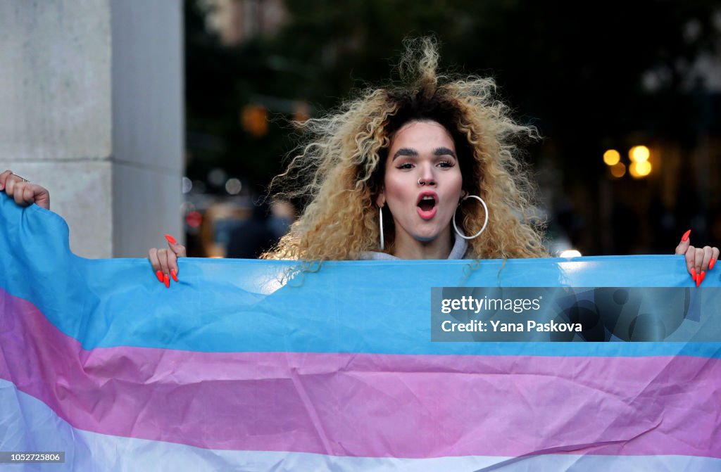 Activists Hold Rally In New York City For Trans And GNC Rights