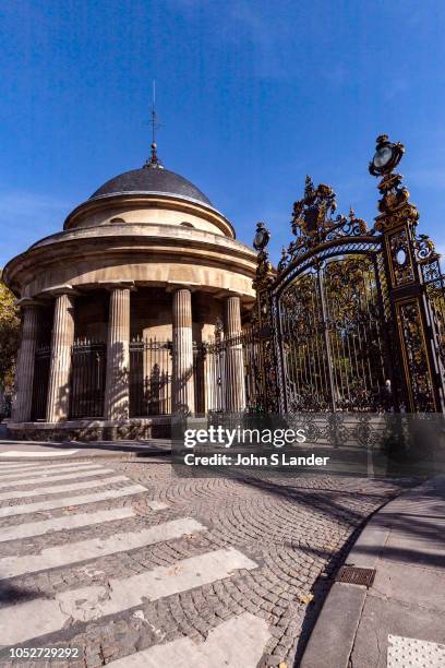 Parc Monceau Wrought Iron Gate - Parc Monceau was built in the 17th century by order of the Duke of Chartres. Today it is one of the most elegant...
