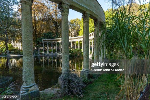 Parc Monceau Colonade - Parc Monceau was built in the 17th century by order of the Duke of Chartres. Today it is one of the most elegant gardens in...