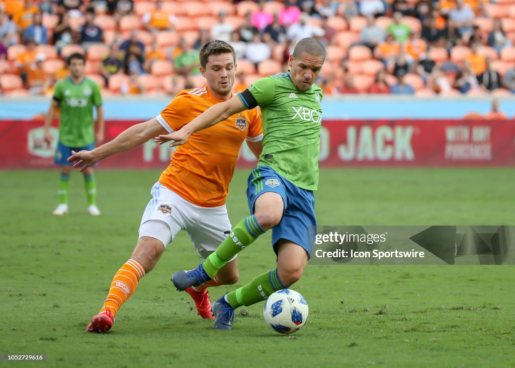 SOCCER: OCT 21 MLS - Seattle Sounders at Houston Dynamo