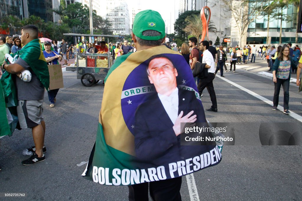 Rally In Favor Of Jair Bolsonaro In Sao Paulo