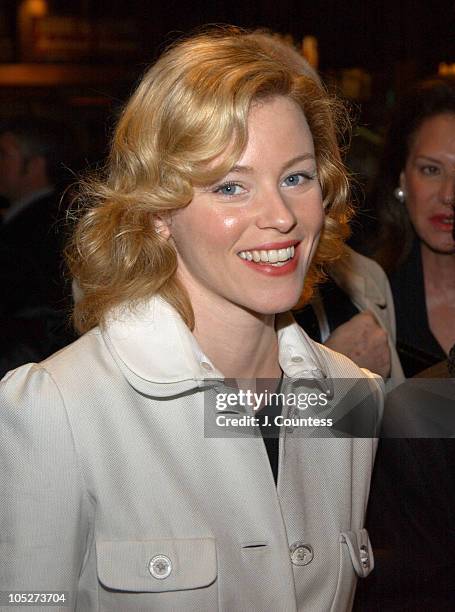 Elizabeth Banks during Opening Night of "Sly Fox" on Broadway - Arrivals at Ethel Barrymore Theatre in New York City, New York, United States.