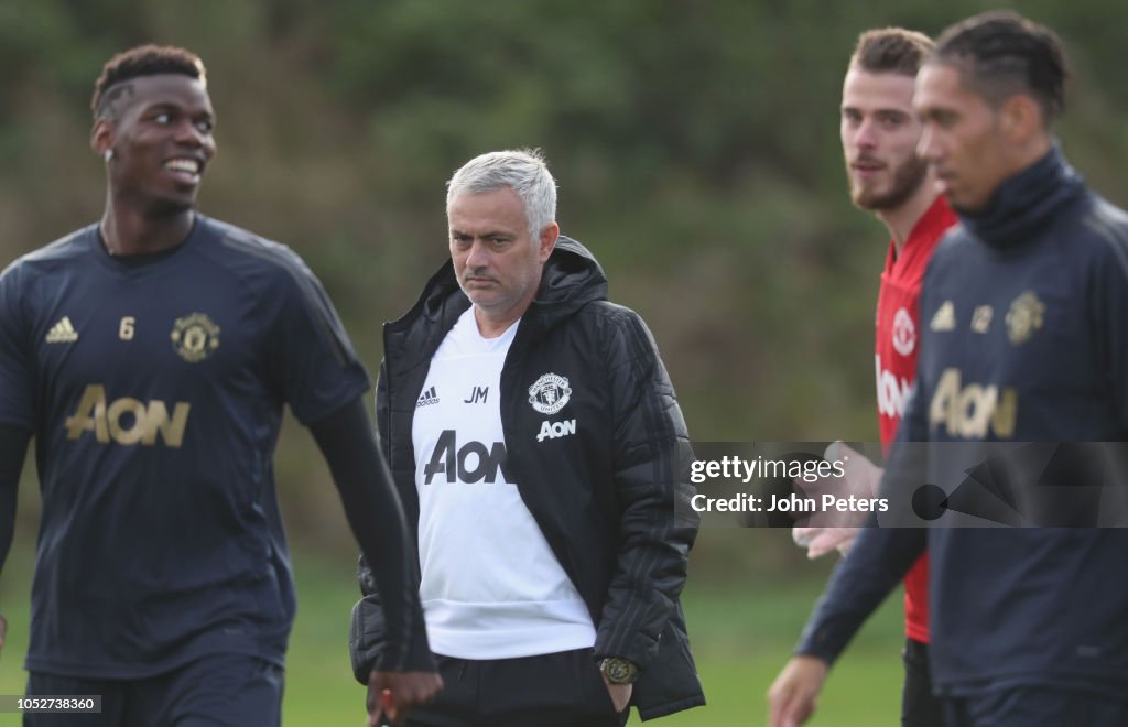 Manchester United Training and Press Conference