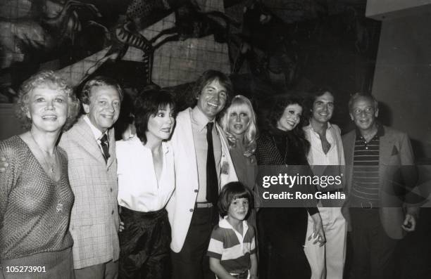 Audra Linley, Don Knotts, Joyce DeWitt, John Ritter, Suzanne Somers, Richard Kline, Evan Cohen and Norman Fell