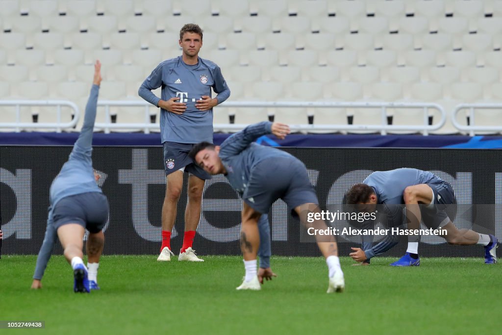 Bayern Muenchen Training And Press Conference