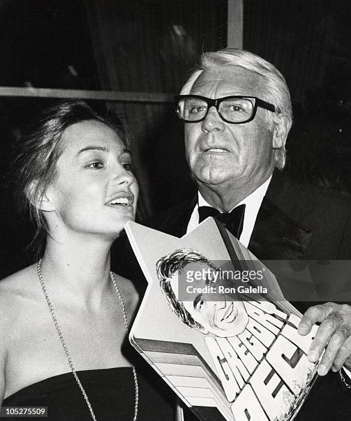 Cary Grant and Barbara Harris during March Of Dime Dinner at Beverly Hilton Hotel at Beverly Hilton Hotel in Beverly Hills, California, United States.