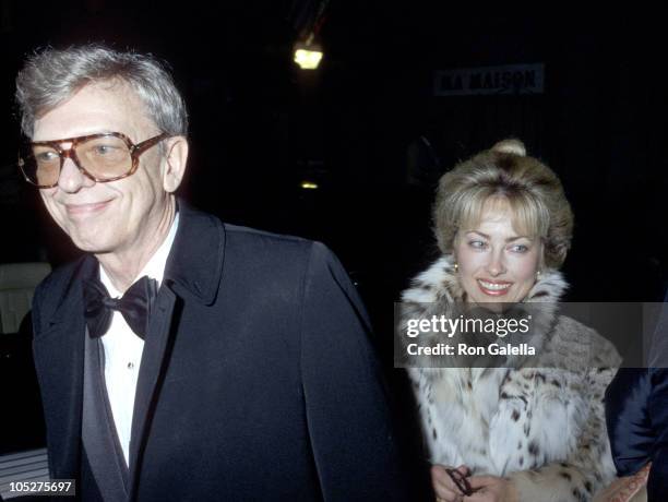 Don Knotts and wife during "Dynasty" Wrap Party at Beverly Wilshire Hotel in Beverly Hills, California, United States.