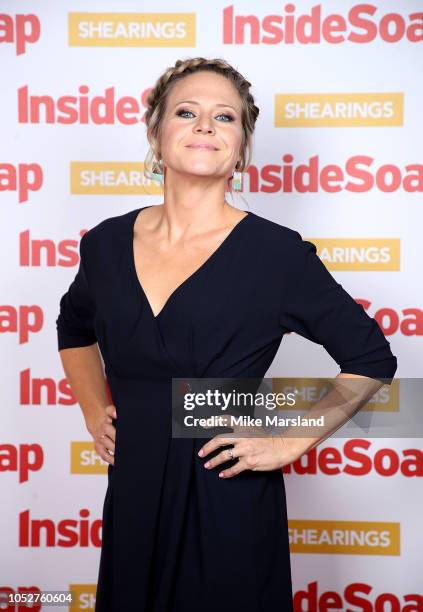 Kellie Bright attends the Inside Soap Awards held at 100 Wardour Street on October 22, 2018 in London, England.