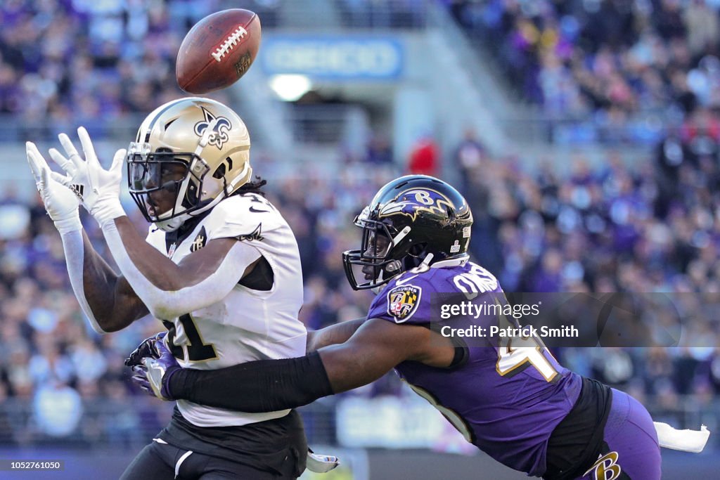 New Orleans Saints v Baltimore Ravens