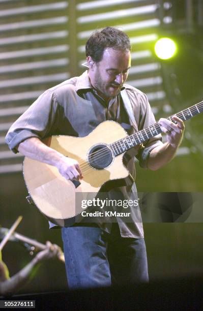 Dave Matthews during Dave Matthews Band In Central Park -The AOL Concert For Schools - Show at The Great Lawn, Central Park in New York City, New...