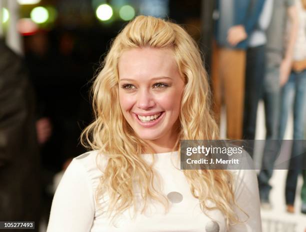 Hilary Duff during "Cheaper By The Dozen" World Premiere at Mann's Grauman Chinese Theatre in Hollywood, California, United States.