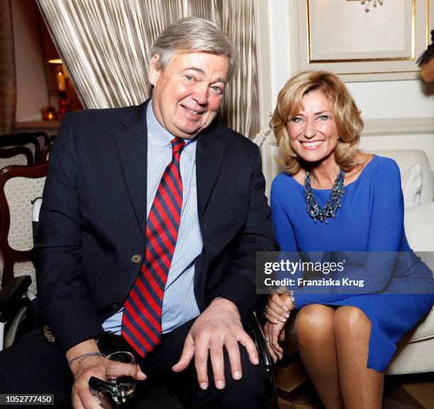 Matthias Prinz and Dagmar Woehrl during the 'Die Europa' award to women entrepreneurs hosted by the Club of European female entrepreneurs at Fairmont...