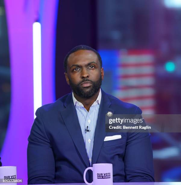Edward "Ted" James, Louisiana State Representative attends the "Our Vote, Our Power" Mid Term Election Special at Times Square Studios on October 22,...