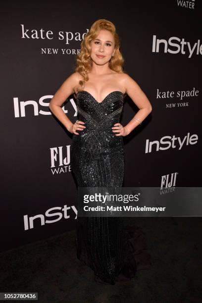 Haley Reinhart attends the 2018 InStyle Awards at The Getty Center on October 22, 2018 in Los Angeles, California.