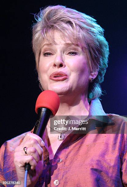 Gloria Loring during Carl Anderson Benefit Concert at Agape International Spiritual Center in Culver City, California, United States.