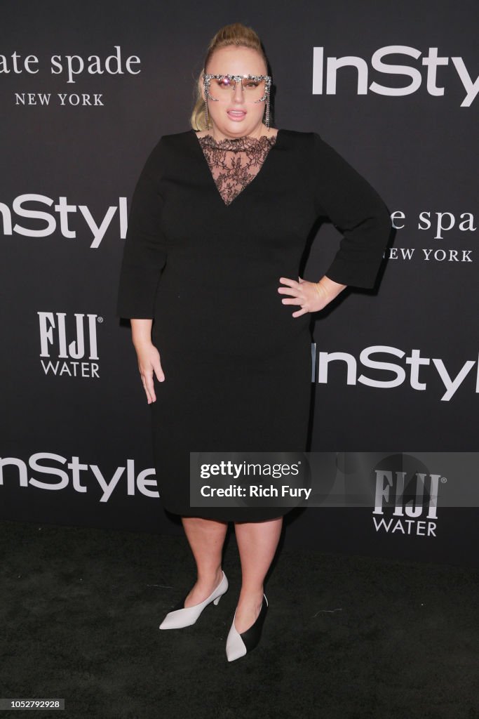 Rebel Wilson attends the 2018 InStyle Awards at The Getty Center on