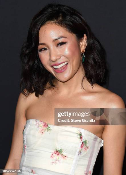 Constance Wu arrives at the 2018 InStyle Awards at The Getty Center on October 22, 2018 in Los Angeles, California.